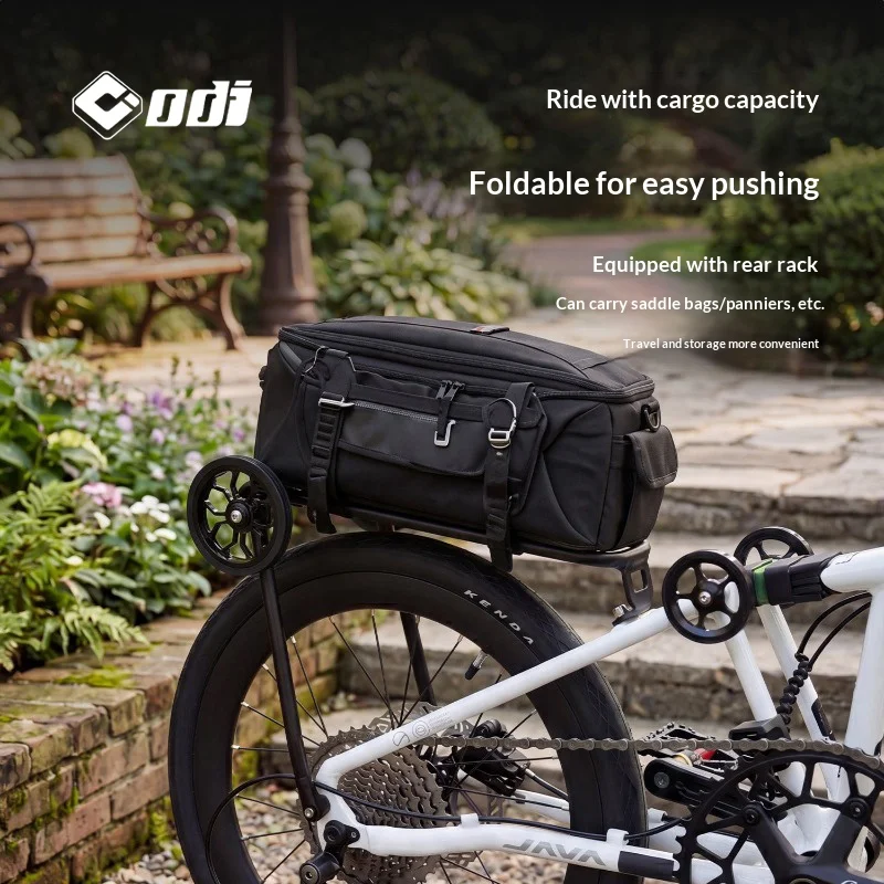 Cargo Rack Aluminum - Portaequipajes Trasero para Bicicleta Plegable Brompton
