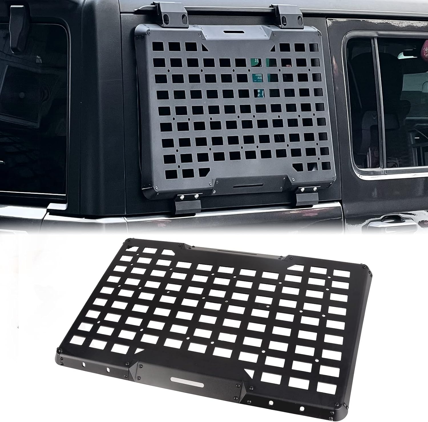 Cargo Rack Aluminum - Panel Molle para Ventana Trasera Derecha,