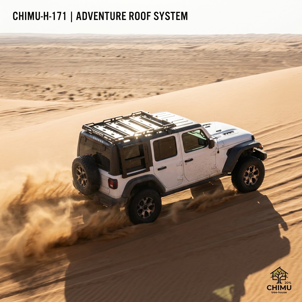 Cargo Rack Aluminum - 【CHIMU HOME】 Plataforma de Techo para