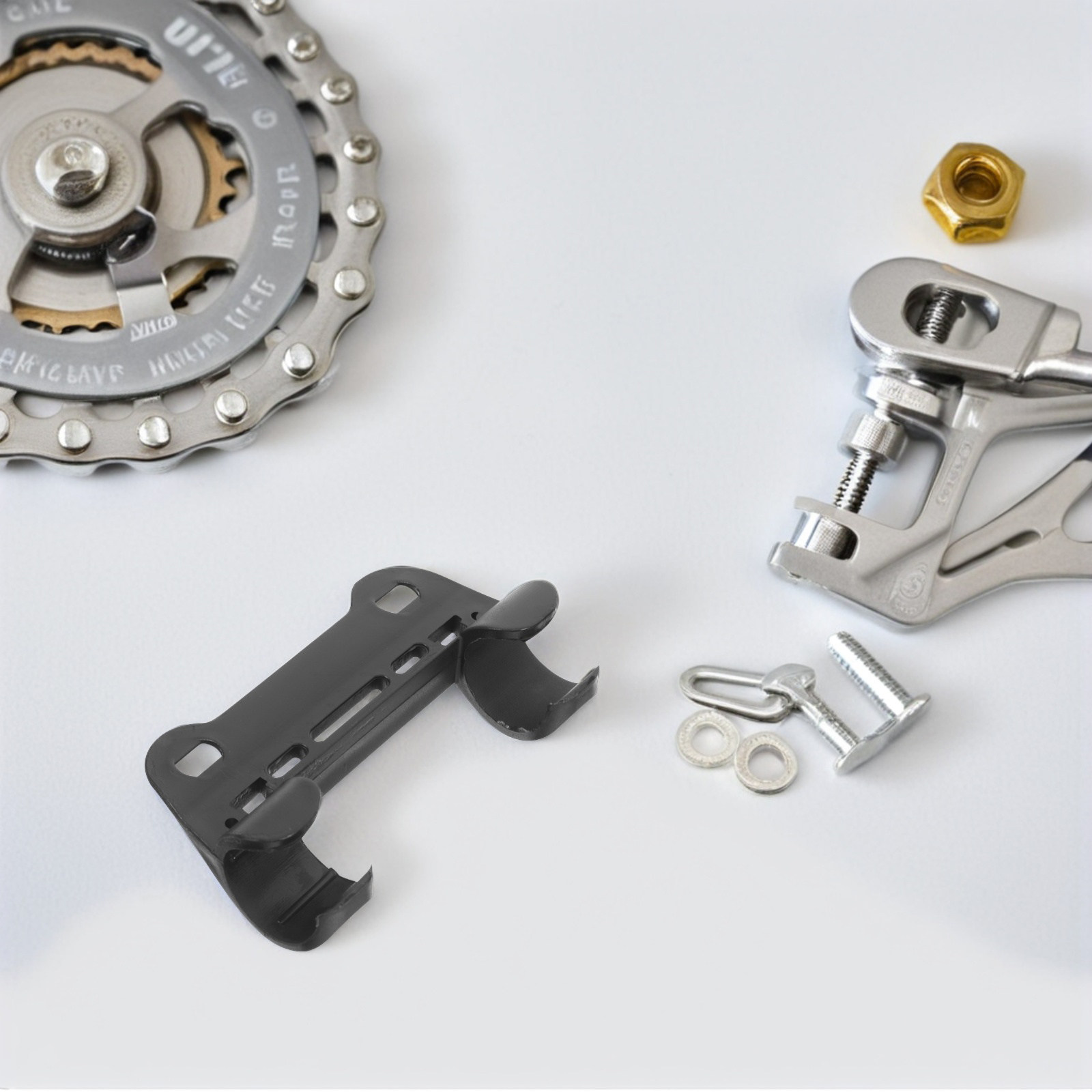 Bike Pump Frame Mount - 5 piezas de soporte profesional para