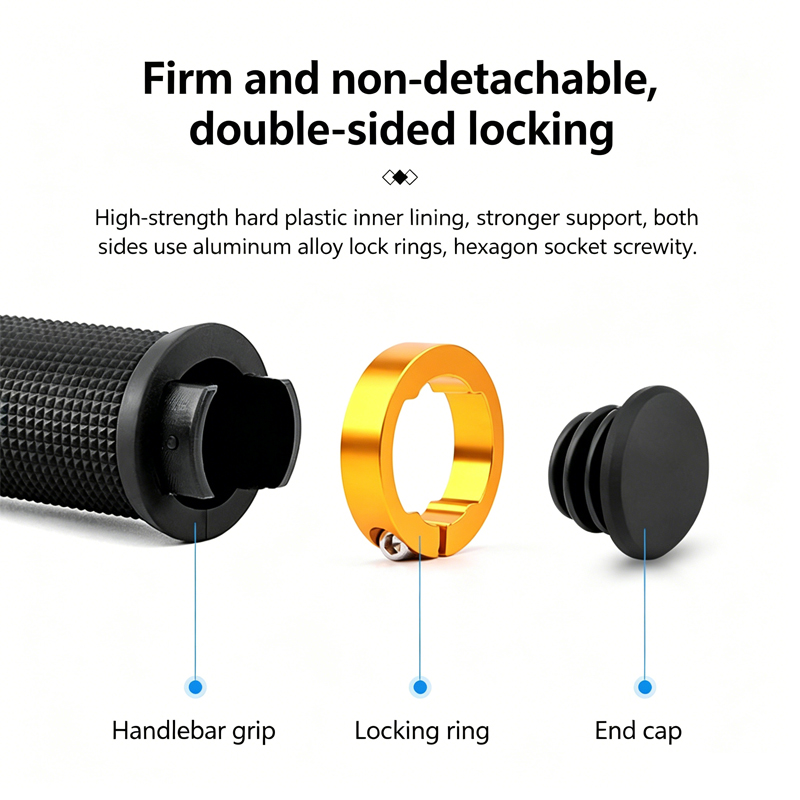 2 Empuñaduras de Bicicleta con - Commuter Bike Lock reseña y precio