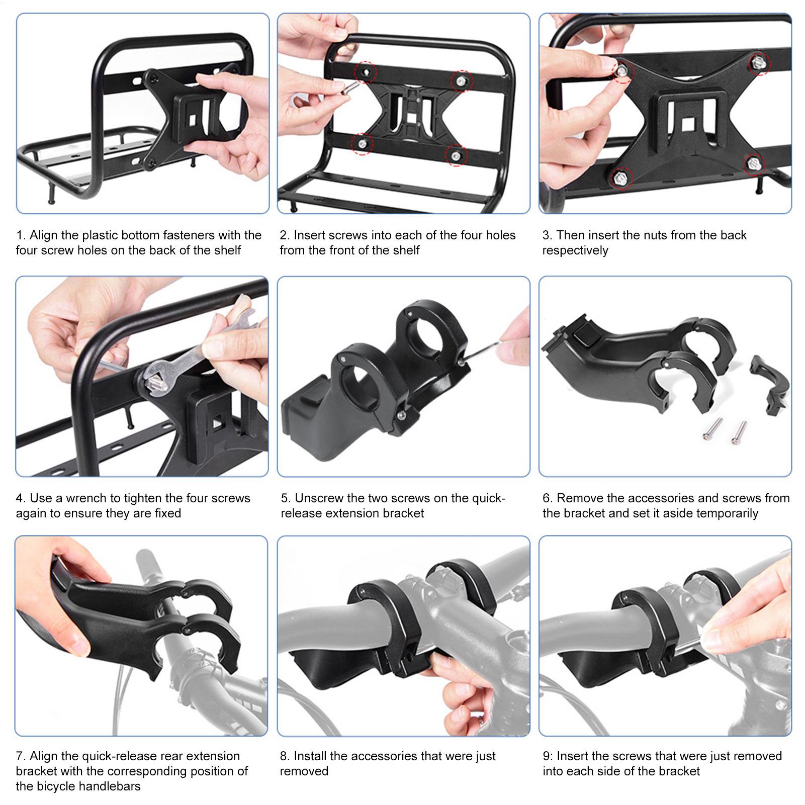 Soporte frontal para bicicleta - Cargo Rack Aluminum reseña y precio