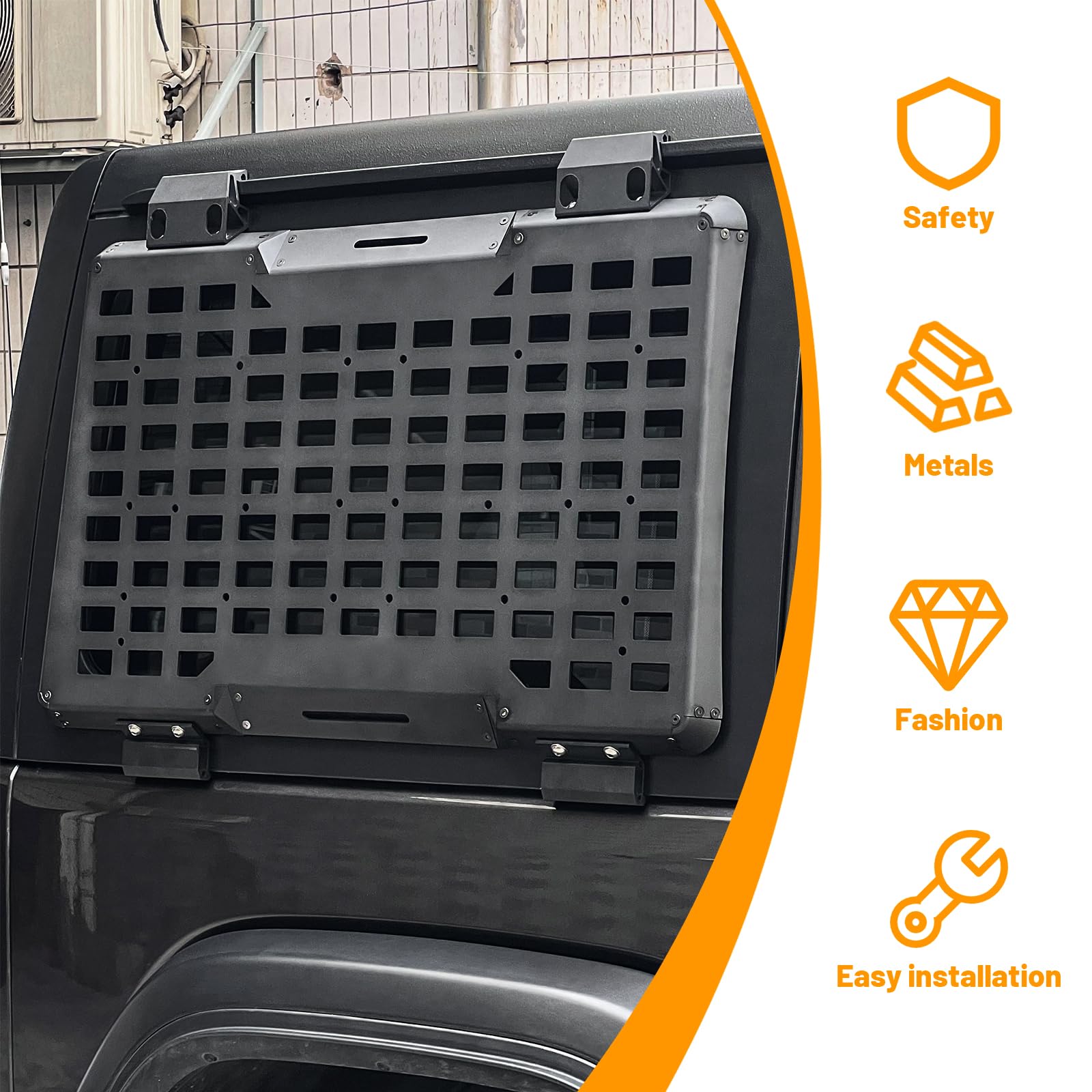 Panel Molle para Ventana Trase - Cargo Rack Aluminum reseña y precio