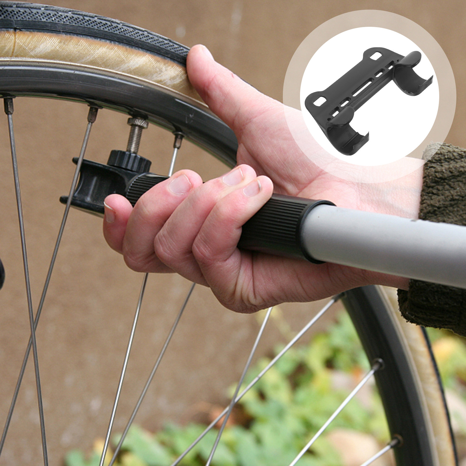 5 piezas de soporte profesiona - Bike Pump Frame Mount reseña y precio