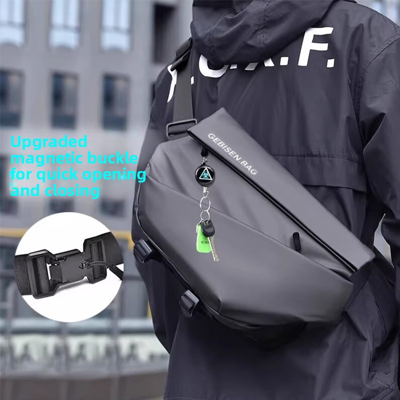 Bolso cruzado con hebilla magn - Cycling To Commute reseña y precio