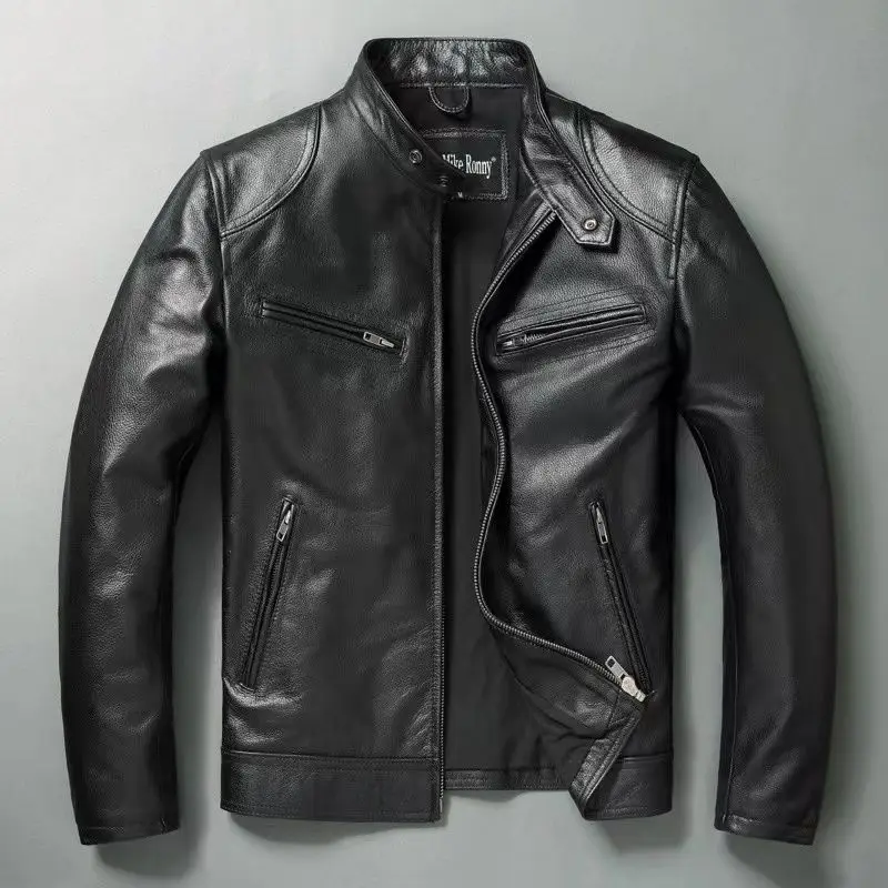 Chaqueta de cuero genuino para - Cycling Commuter Jacket reseña y precio